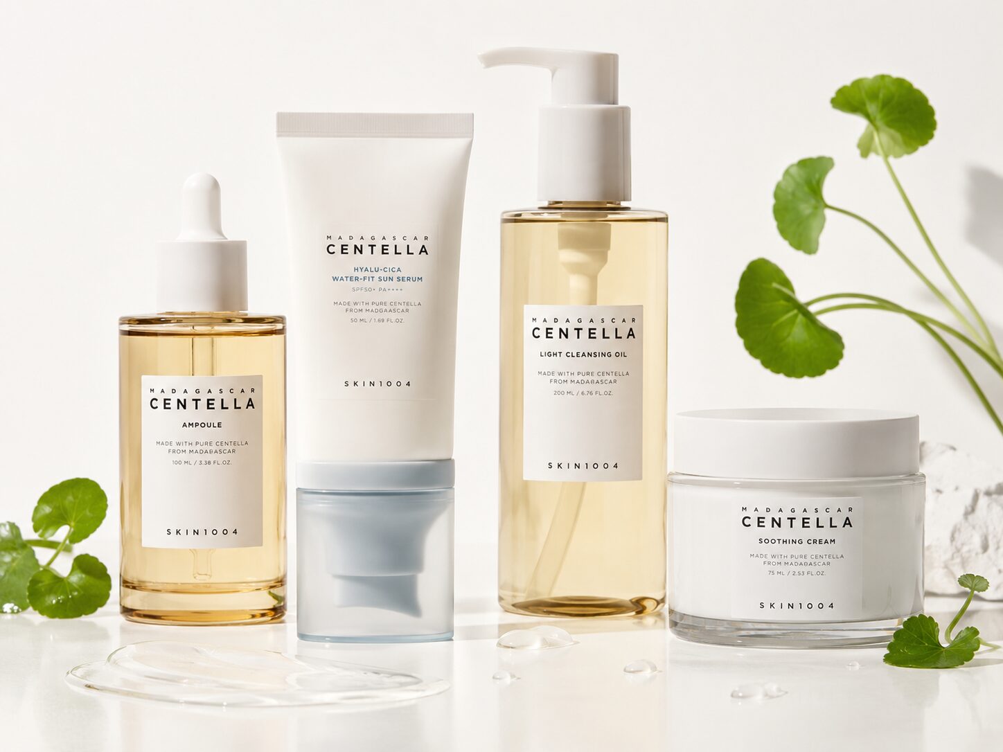 Productos de SKIN1004 con centella asiática de Madagascar